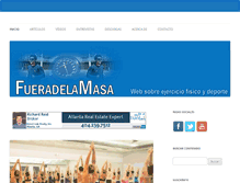 Tablet Screenshot of fueradelamasa.com